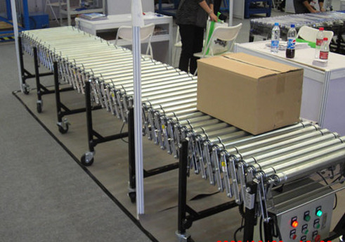 伸縮輥筒輸送機(jī)運(yùn)行圖,m.hbxytzb.cn